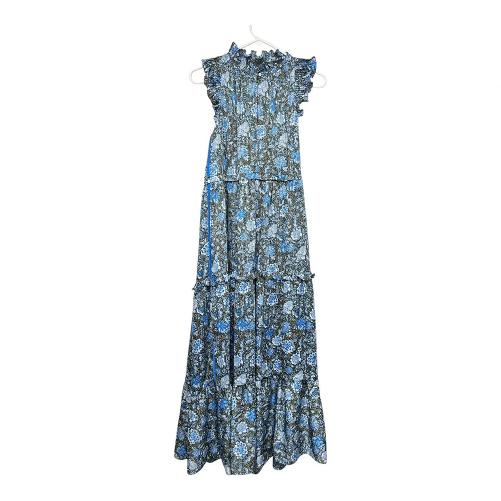 ME+EM Blue Floral Maxi Dress - Picture 6 of 9